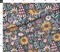 Cheerful Floral Wildflowers Botanical Garden Maximalist Cottagecore Farmhouse Colorful Bold Large Scale Eclectic Spring Summer Sunflower Forget Custom Printed Fabric by Spoonflower Various Fabrics by the Yard or Fat Quarter